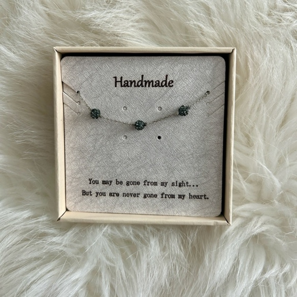 "Never gone from my heart" Bracelet